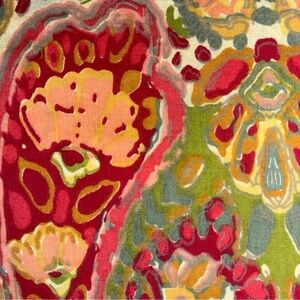 Pottery Barn Colorful Abstract Fabric napkins
